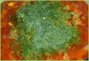 Борщ вегетарианский с фасолью - фото шаг 8