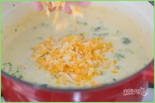 Крем-суп с сыром и брокколи - фото шаг 5