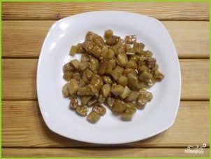 Салат из баклажанов с сыром - фото шаг 4