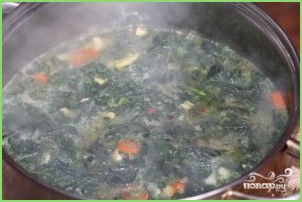 Суп из крапивы с брынзой - фото шаг 4