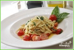 Спагетти с помидорами черри - фото шаг 11