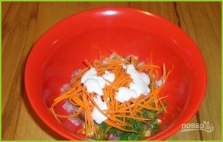 Салат из корейской моркови - фото шаг 4