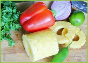 Салат с тунцом и ананасом - фото шаг 1