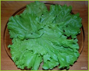 Слоеный салат с шампиньонами - фото шаг 1