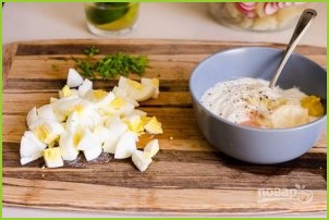 Весенний картофельный салат - фото шаг 5