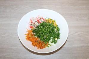 Салат из крабовых палочек с шампиньонами - фото шаг 12
