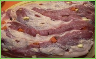 Буженина из свинины в духовке - фото шаг 2