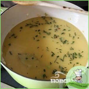 Суп-пюре с фасолью и ветчиной - фото шаг 4