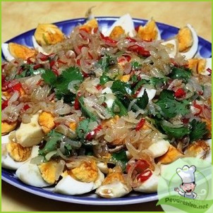 Тайский салат из яиц - фото шаг 11