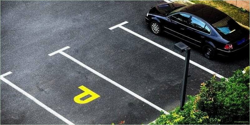 Разметка парковок: преимущества и особенности