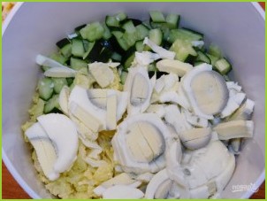 Рисовый салат с кукурузой - фото шаг 2