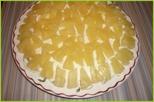 Салат с ананасами и грибами - фото шаг 4