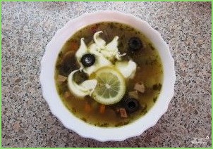 Солянка с маслинами и лимоном - фото шаг 8
