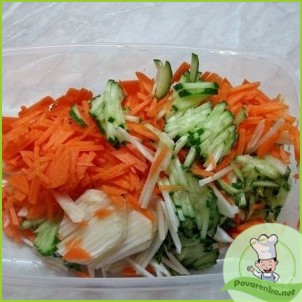 Салат из топинамбура с морковью - фото шаг 4