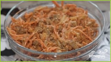 Салат с печенью и морковью - фото шаг 4
