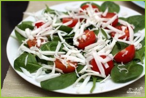 Салат со шпинатом и помидорами черри - фото шаг 5