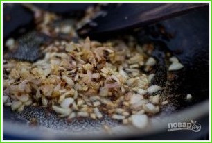 Карри с рисом, горошком и грибами - фото шаг 5