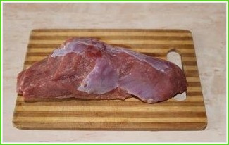 Мясо по-французски со сметаной - фото шаг 1