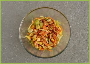 Салат из жареных овощей - фото шаг 6