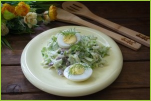 Салат с изюмом и курицей - фото шаг 4