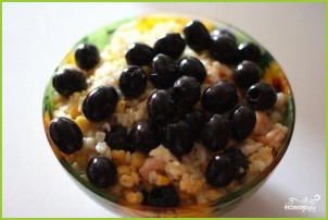 Салат с рисом и кукурузой - фото шаг 5
