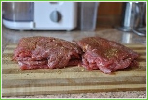 Мясо по-французски со свининой и грибами - фото шаг 2