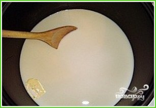 Рисовая молочная каша в мультиварке - фото шаг 3