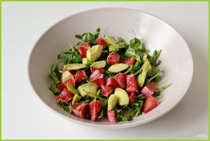 Салат с авокадо и имбирем - фото шаг 6