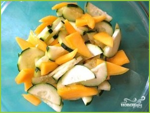 Салат с манго - фото шаг 4