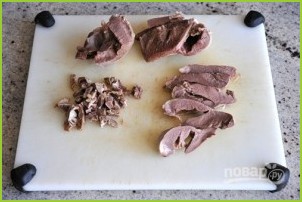 Салат с сердцем свиным - фото шаг 2