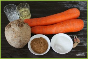Сельдерей с морковью по-корейски - фото шаг 1
