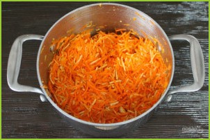 Сельдерей с морковью по-корейски - фото шаг 6