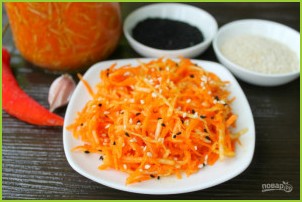 Сельдерей с морковью по-корейски - фото шаг 7
