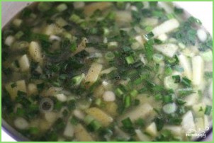 Суп-пюре из зеленого лука - фото шаг 5
