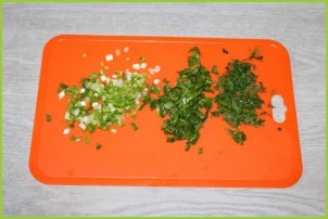 Салат с зелёным болгарским перцем - фото шаг 2
