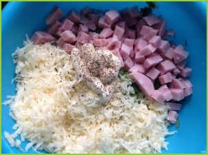 Салат сырно-фасолевый - фото шаг 2