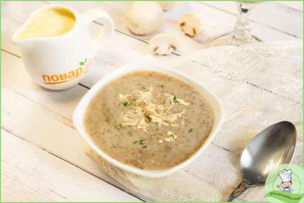 Суп-пюре с шампиньонами и картофелем - фото шаг 1