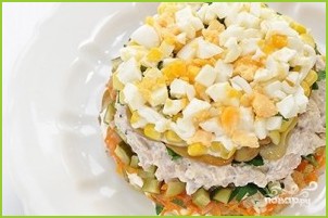 Салат из индейки с солеными огурцами - фото шаг 3