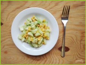 Салат с авокадо и кукурузой - фото шаг 7