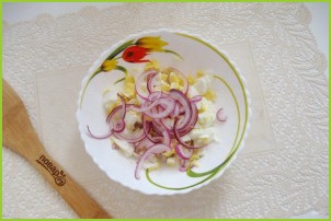 Салат с кальмарами и болгарским перцем - фото шаг 4