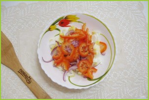 Салат с кальмарами и болгарским перцем - фото шаг 5