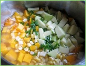 Суп из тыквы и кабачков - фото шаг 2