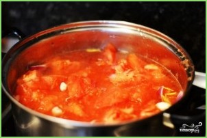 Томатный суп-пюре с сыром - фото шаг 6