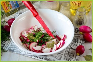 Салат из редиски на зиму - фото шаг 4