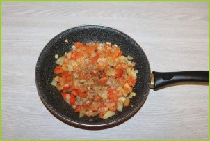 Салат с баклажанами и фасолью - фото шаг 9