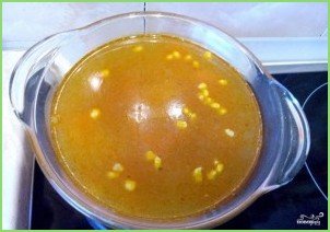 Суп-пюре кукурузный - фото шаг 5