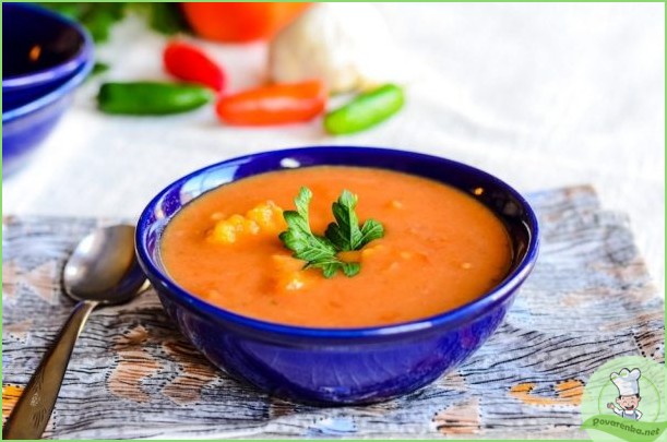 Суп-пюре овощной со сливками - фото шаг 1
