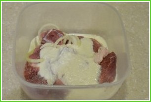 Шашлык на йогурте - фото шаг 4