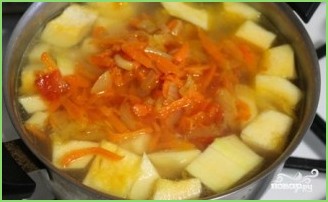 Суп-пюре с фрикадельками - фото шаг 7