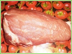 Свинина (отбивная, жаренная на сковороде в кляре) - фото шаг 1